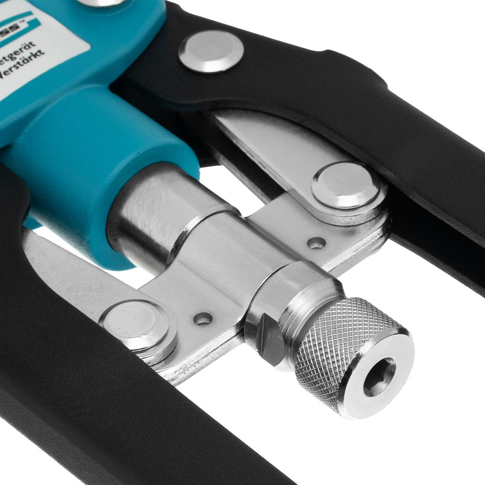 Заклепочник двуручный усиленный 520 мм, удлин.рукоятки, для заклепок 3.2-4.0-4.8-6-6,4 Gross (40409)