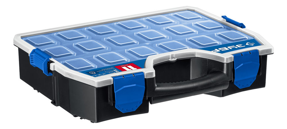 Органайзер 462 х 365 х 92 мм пластиковый со съемными лотками ЗУБР АМУР-11 38042-11