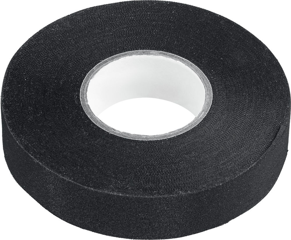 Изолента текстильная АВТО-ЖГУТ, 19 мм x 25 м, черная, термостойкая ЗУБР Профессионал 1236-2