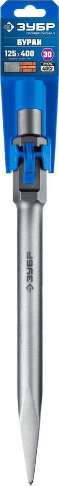 Зубило пикообразное 600 мм HEX 30 ЗУБР БУРАН 29375-00-600