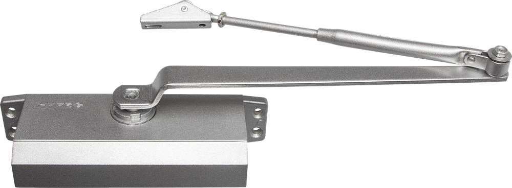 Доводчик дверной до 80 кг цвет серебро ЗУБР Профессионал 37910-80