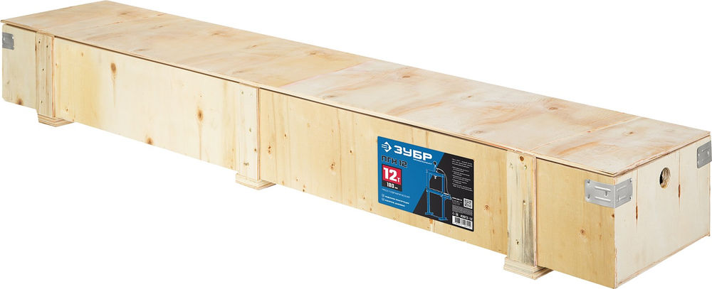 Пресс гидравлический 12 т с гидронасосом и манометром ЗУБР ПГН-12 Профессионал 43072-12