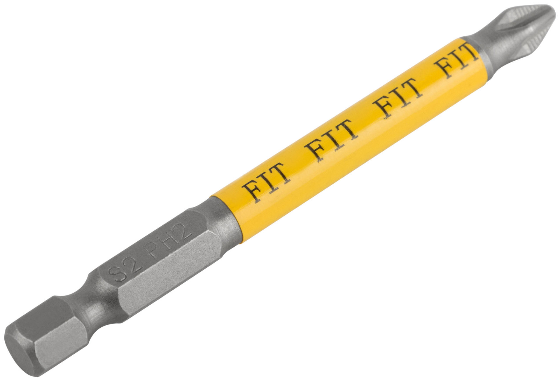 Биты кованые, сталь S2, односторонние 75 мм PH2, Профи 2 шт., блистер (57508)