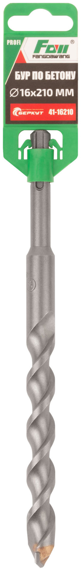 Бур по бетону FDW, Profi, SDS-Plus, 16 х 210 мм (41-16210)