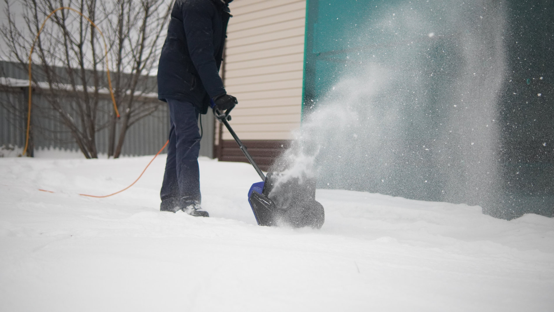 Электрическая лопата для снега (снегоуборщик) 1200Вт, 33см