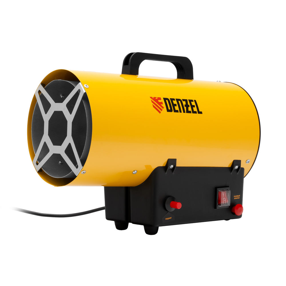 Газовая тепловая пушка GHG-15, 15 кВт, 500 м3/ч, пропан-бутан Denzel (96477)