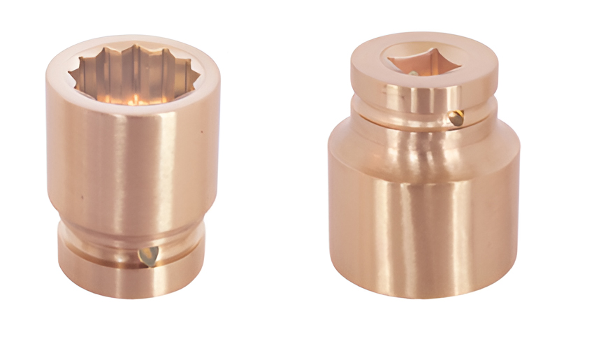 Головка ударная торцевая искробезопасная 12-гр. (1)108-75 BeCu, HORTZ