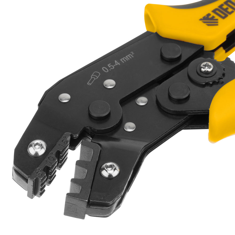 Клещи для обжима наконечников штыревых НШВ, НШВИ, НШВИ-2, 6-16 мм2 Denzel (17744)