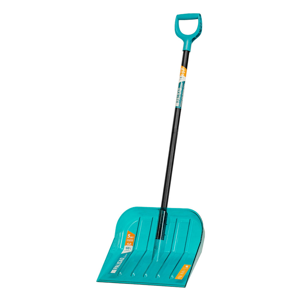 Лопата для уборки снега поликарбонат, 460х400х1400 мм, алюминиевый черенок, LUXE Palisad (61690)