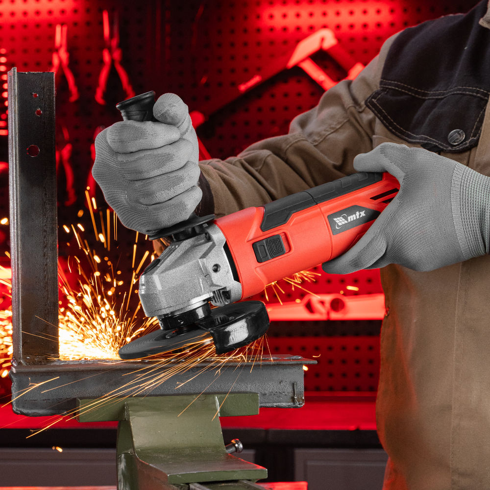 Машина шлифовальная угловая MAG125-800, 800 Вт, 125 мм, 12000 об/мин MTX (26981)