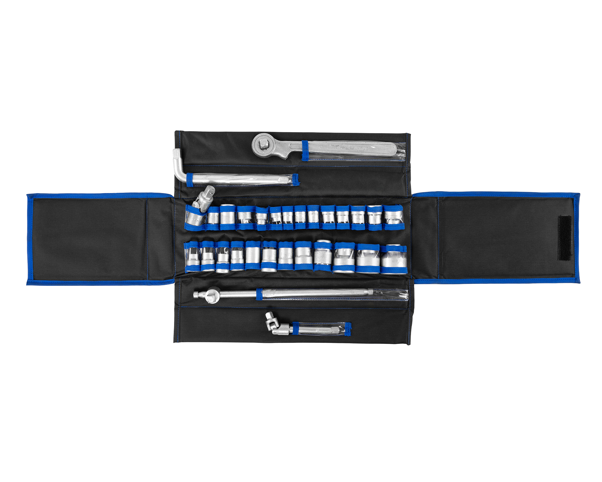 Набор головок (торцовых ключей)  "НТК-20" оцинкованных ПВХ футляр SITOMO BELARUS