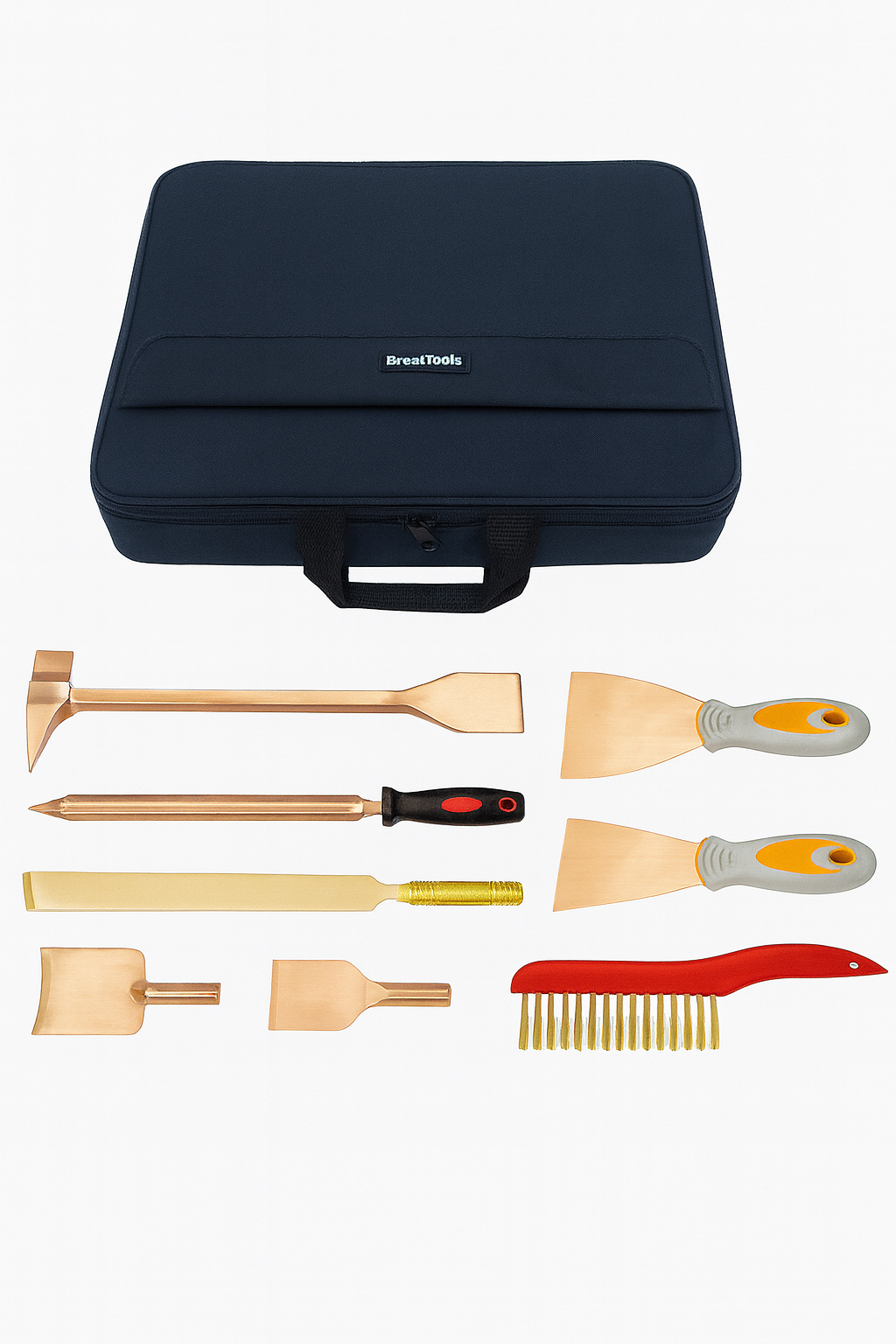 Набор взрывобезопасного инструмента (9 предметов) AlCu No.AA06-9, HORTZ