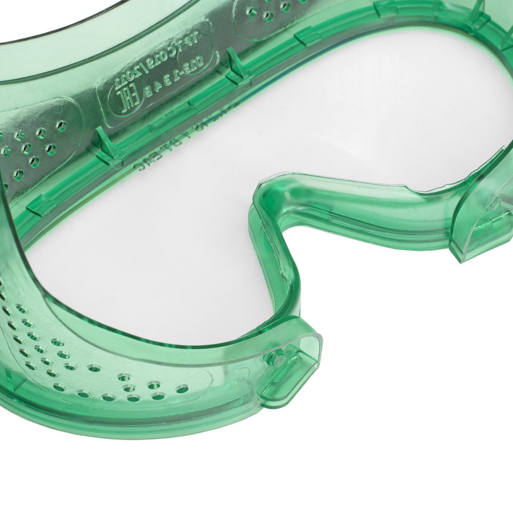 Очки закрытые Эргономичные с прямой вентиляцией, поликарбонат Сибртех (89163)