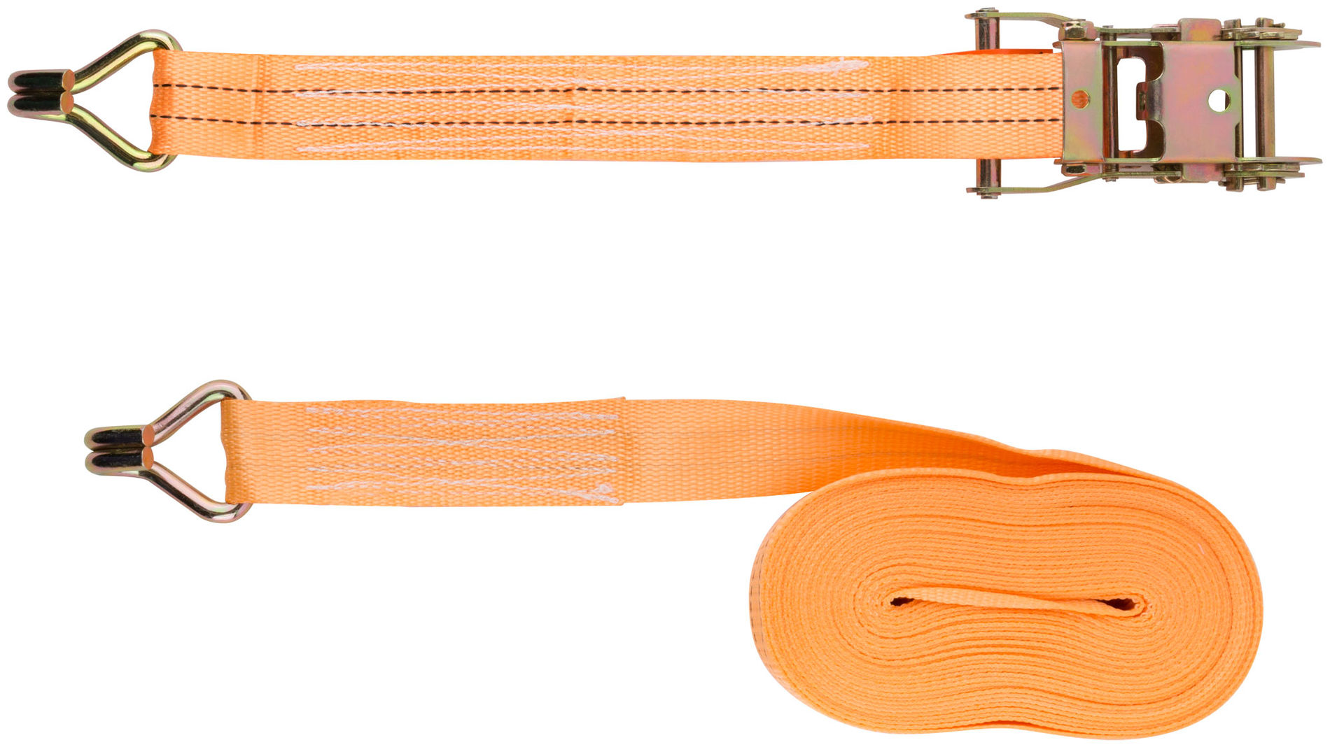 Ремень для крепления груза, храповый механизм, лента 38 мм х 12 м, 1500 кг (77-382)