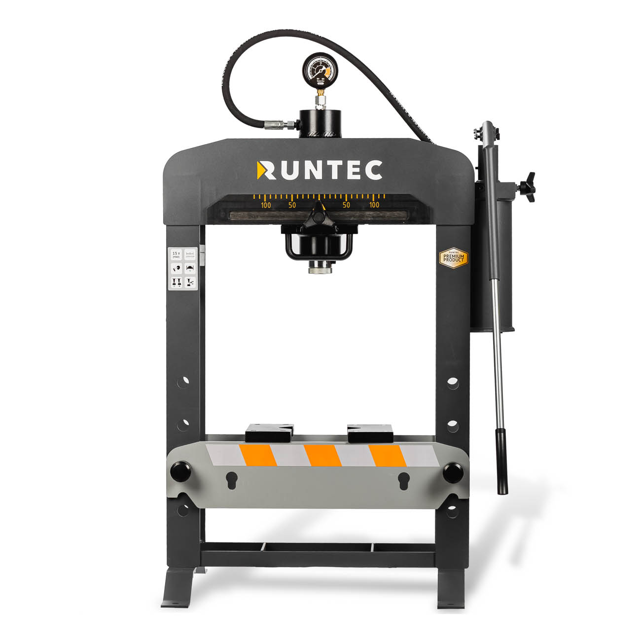 Пресс гидравлический профессиональный, 15 т RUNTEC RT-SP15E