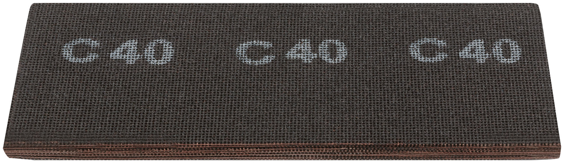 Сетки шлифовальные, нейлоновая основа, 120х280 мм, 10 шт. Р 40 (38291)