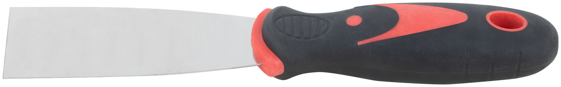 Шпатель, нерж.сталь, прорезиненная ручка 1,5 (40 мм) (06702)