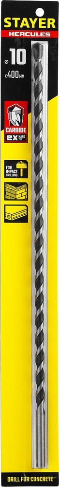 Сверло по бетону Hercules, 10 x 400 мм STAYER Professional 2915-400-10_z01