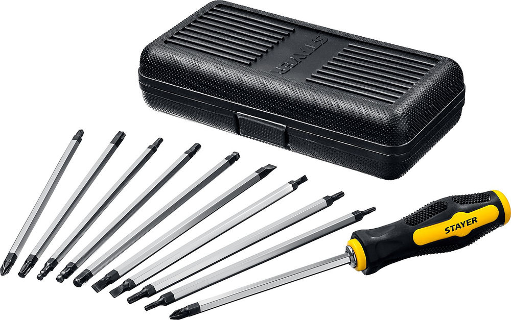 Отвертка с переставными стержнями 20 предм. Hercules-20-in-1 STAYER 2513
