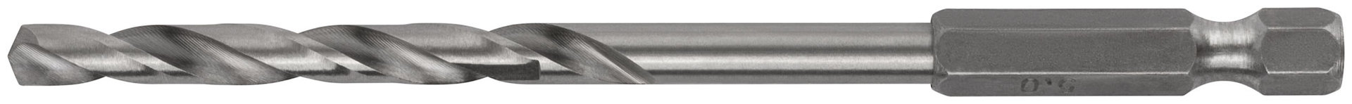 Сверло HSS по металлу,полированное, U-хвостовик под биту, инд.упаковка 5,0 мм (34050)