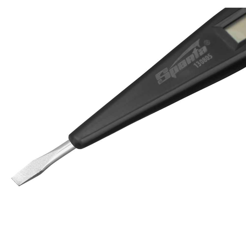 Тестер напряжения 12-220 В, жидкокристаллический дисплей Sparta (130805)