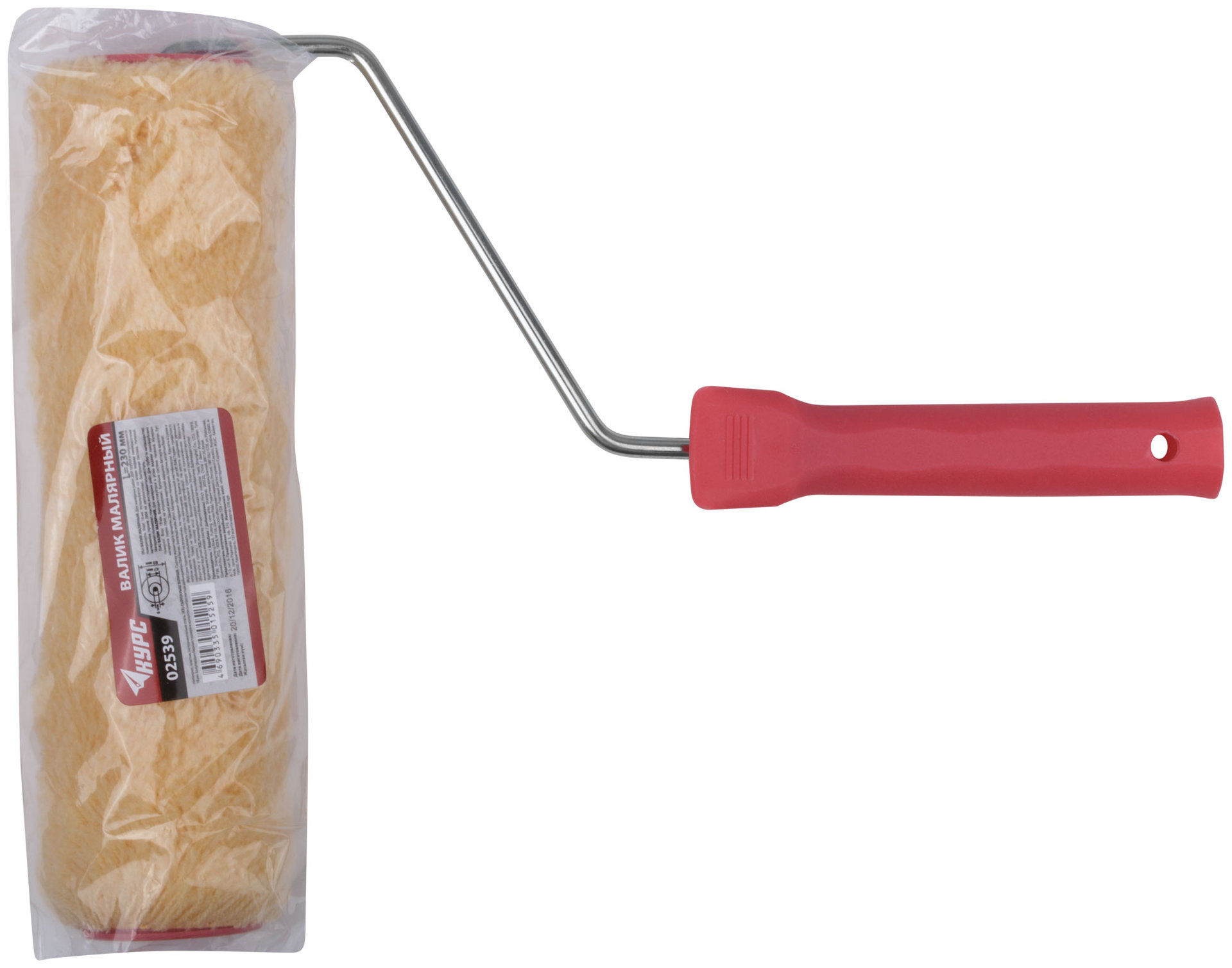 Валик полиакриловый нитяной, стержневая система, диам. 47/83 мм, ворс 18 мм, бюгель 6 мм, 230 мм (02539)