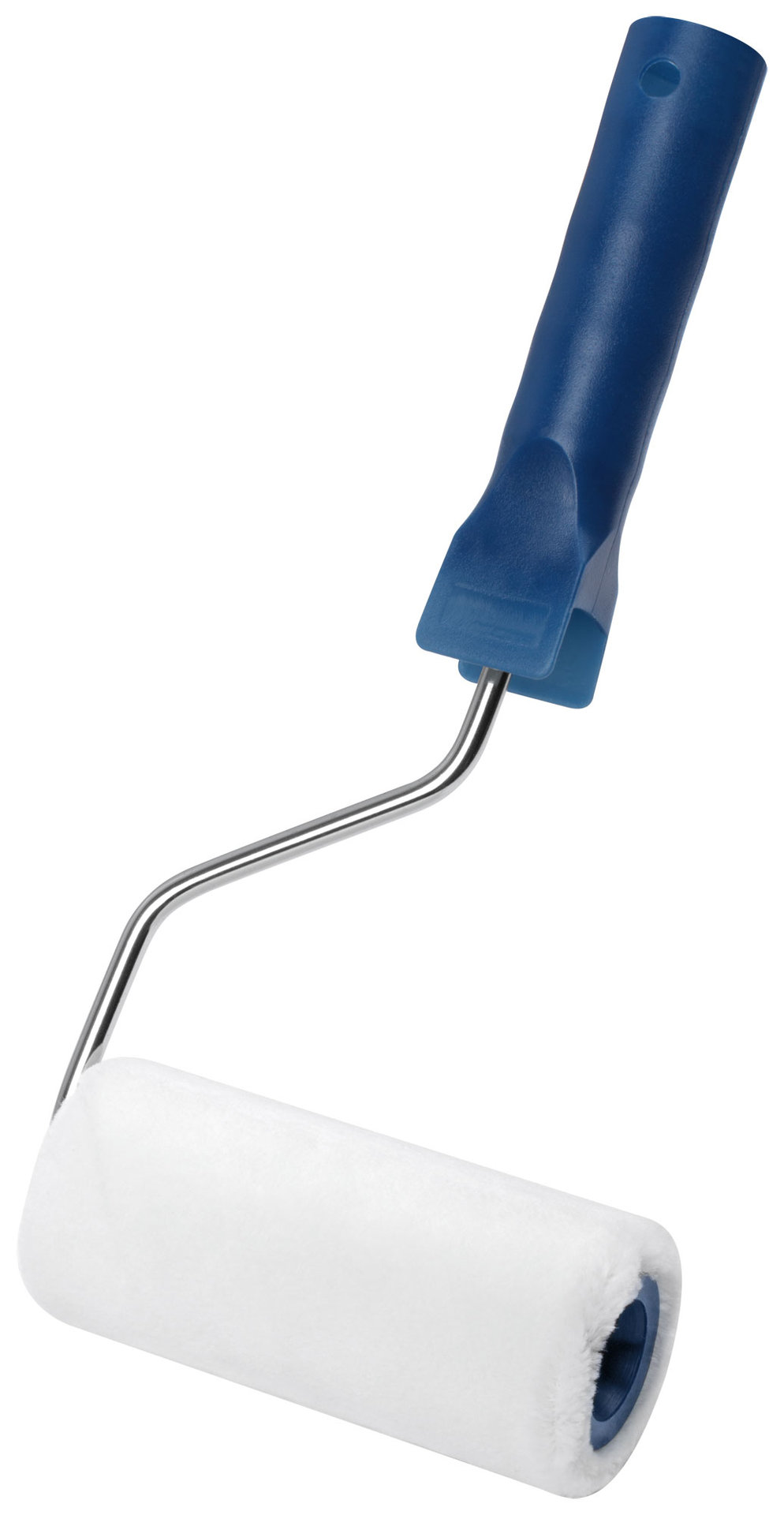 Валик велюровый, диаметр 40/48 мм, бюгель 6 мм, ворс 4 мм, белый, 100 мм (02131)