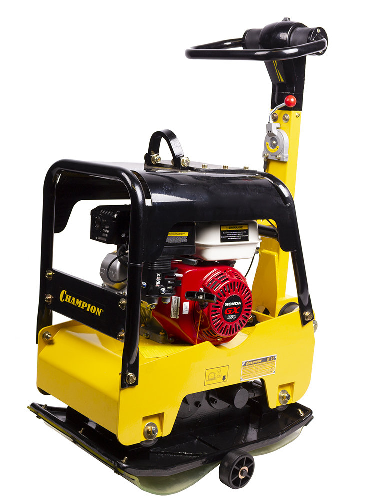 Виброплита бензиновая CHAMPION PC1345RHH (PRO 140,5кг25кН63*40,35смHondaGX160 4кВт,рев.гидр.рез) (PC1345RHH)