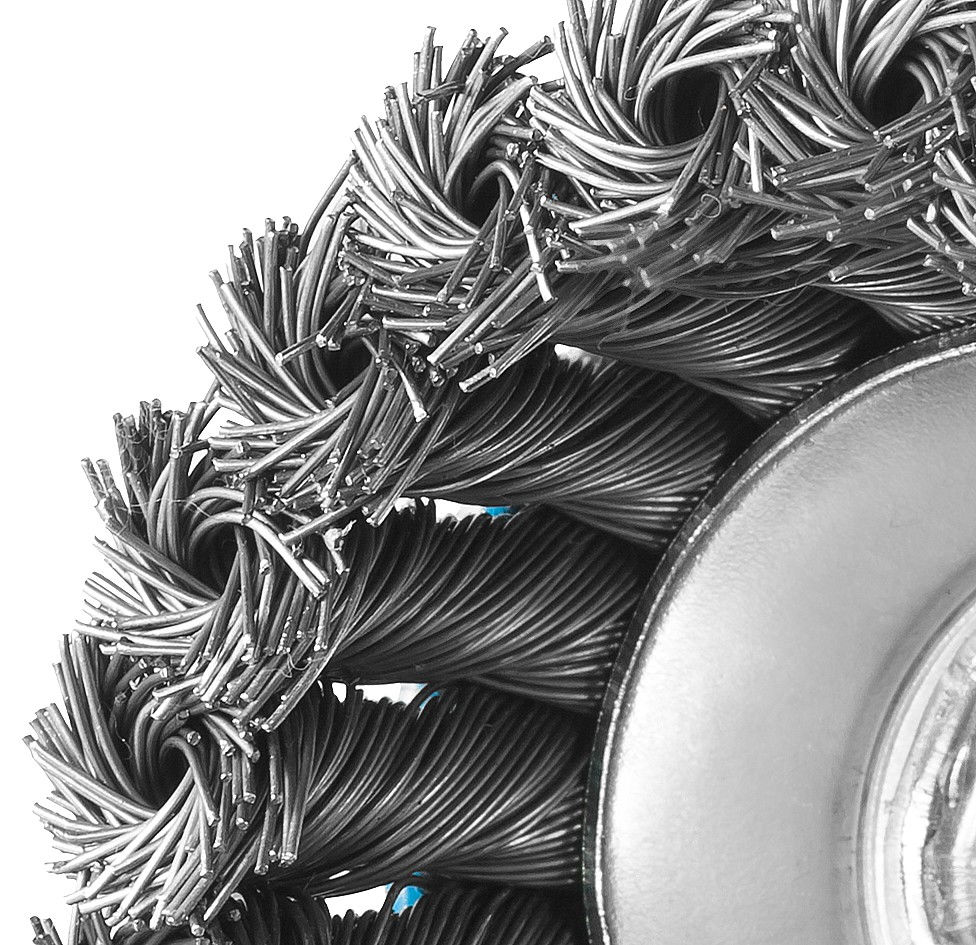 Щетка-крацовка чашечная для УШМ 65 мм, стальная проволока 0.5 мм ЗУБР Профессионал 35275-065_z02