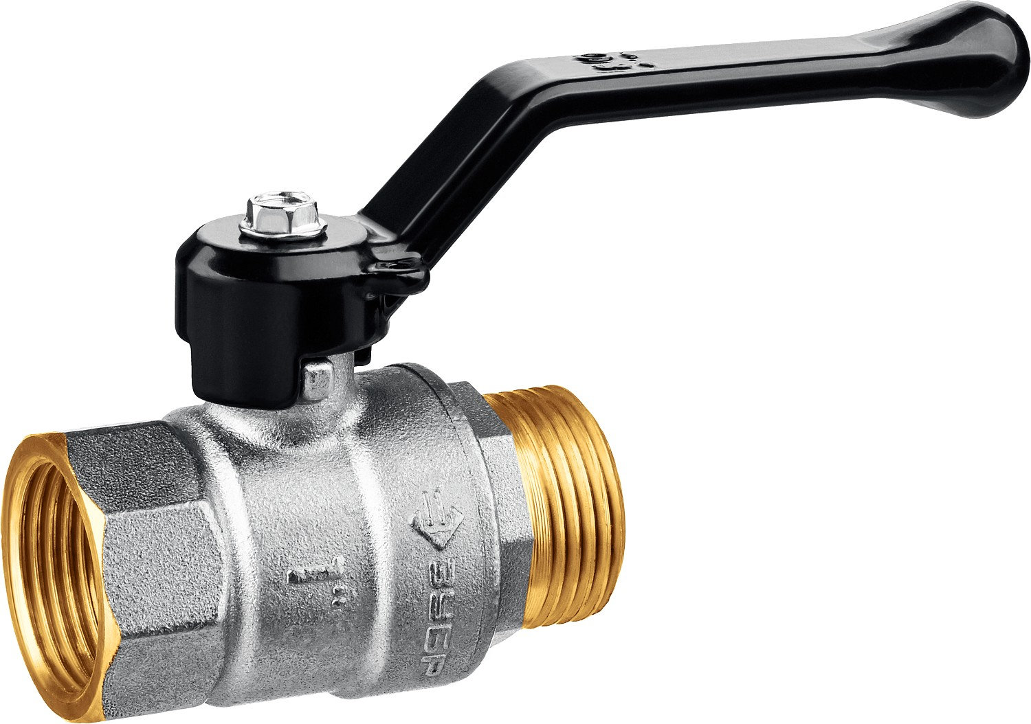 ЗУБР d 1?, ручка-рычаг, шаровой кран (51324-1)