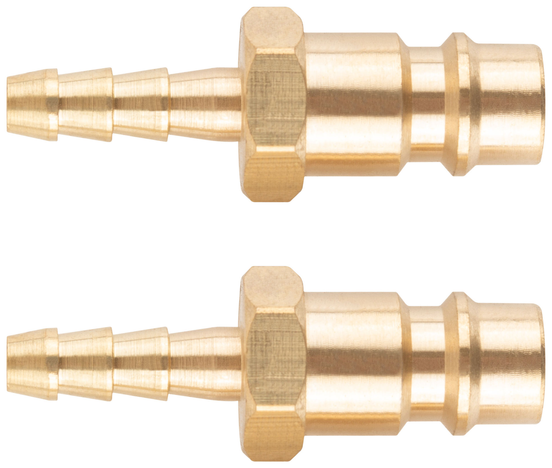 Адаптеры универсальные с елочкой 6 мм, латунь, 2 шт. (81154)