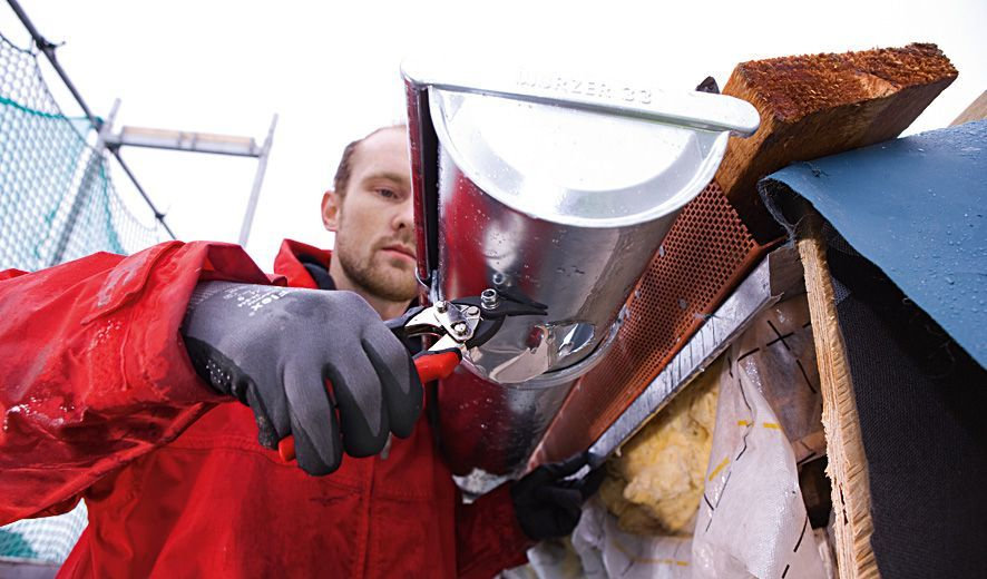 D15A Ножницы по металлу, маленькие и манёвренные, правые, рез: 1.0 мм, 180 мм (ER-D15A)