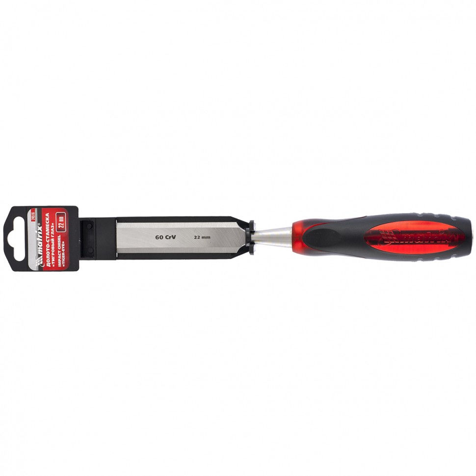 Долото-стамеска Тигровый глаз, 22 мм, двухкомпонентная обрезиненная рукоятка Matrix