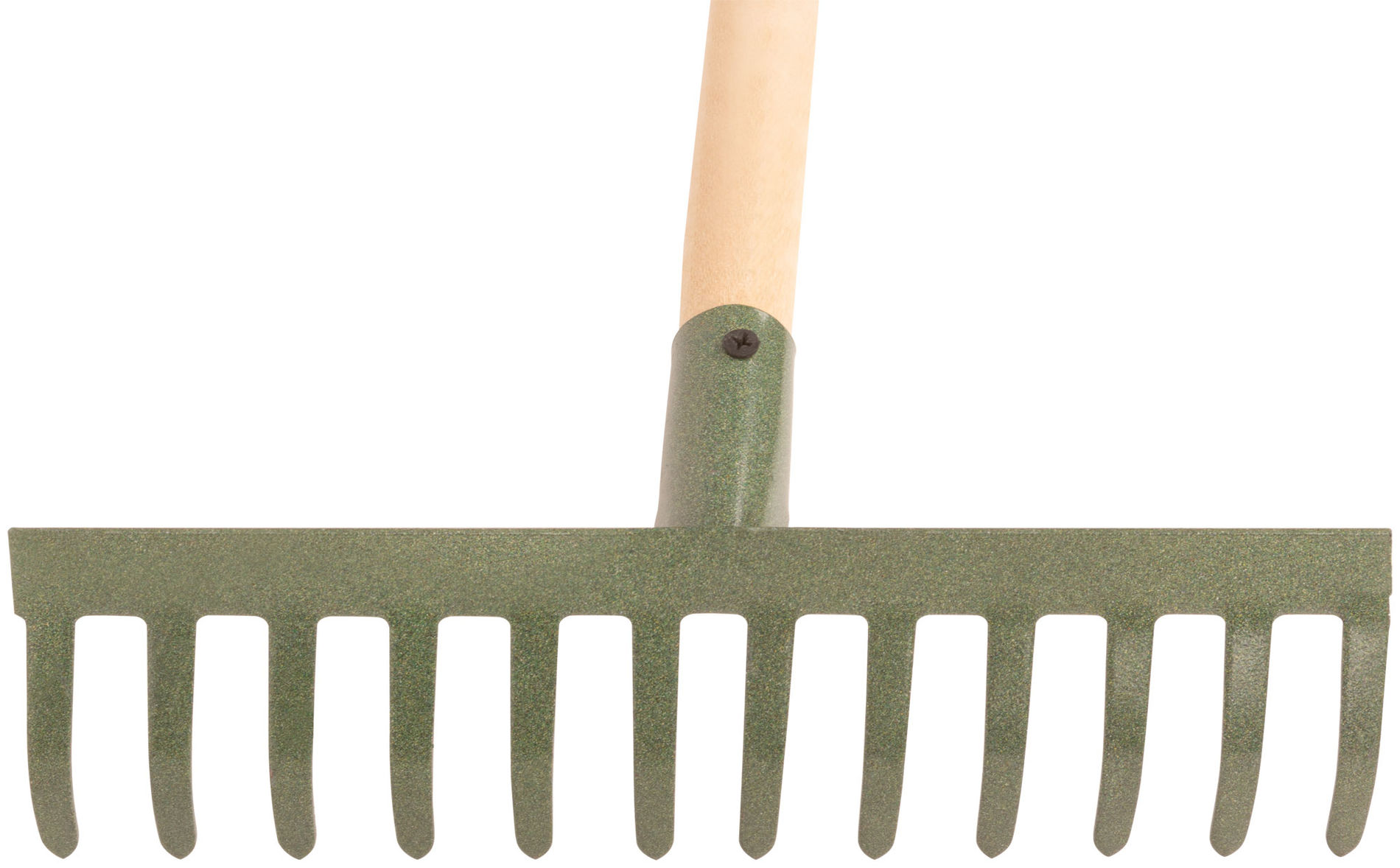 Грабли, прямой зуб, 12 зубьев, с деревянным черенком (76961)