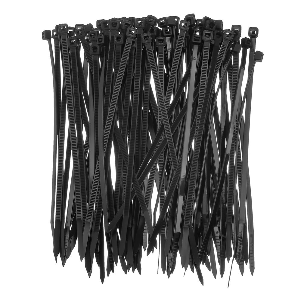 Хомуты, 150 х 3.6 мм, пластиковые, черные, 100 шт Сибртех (45547)