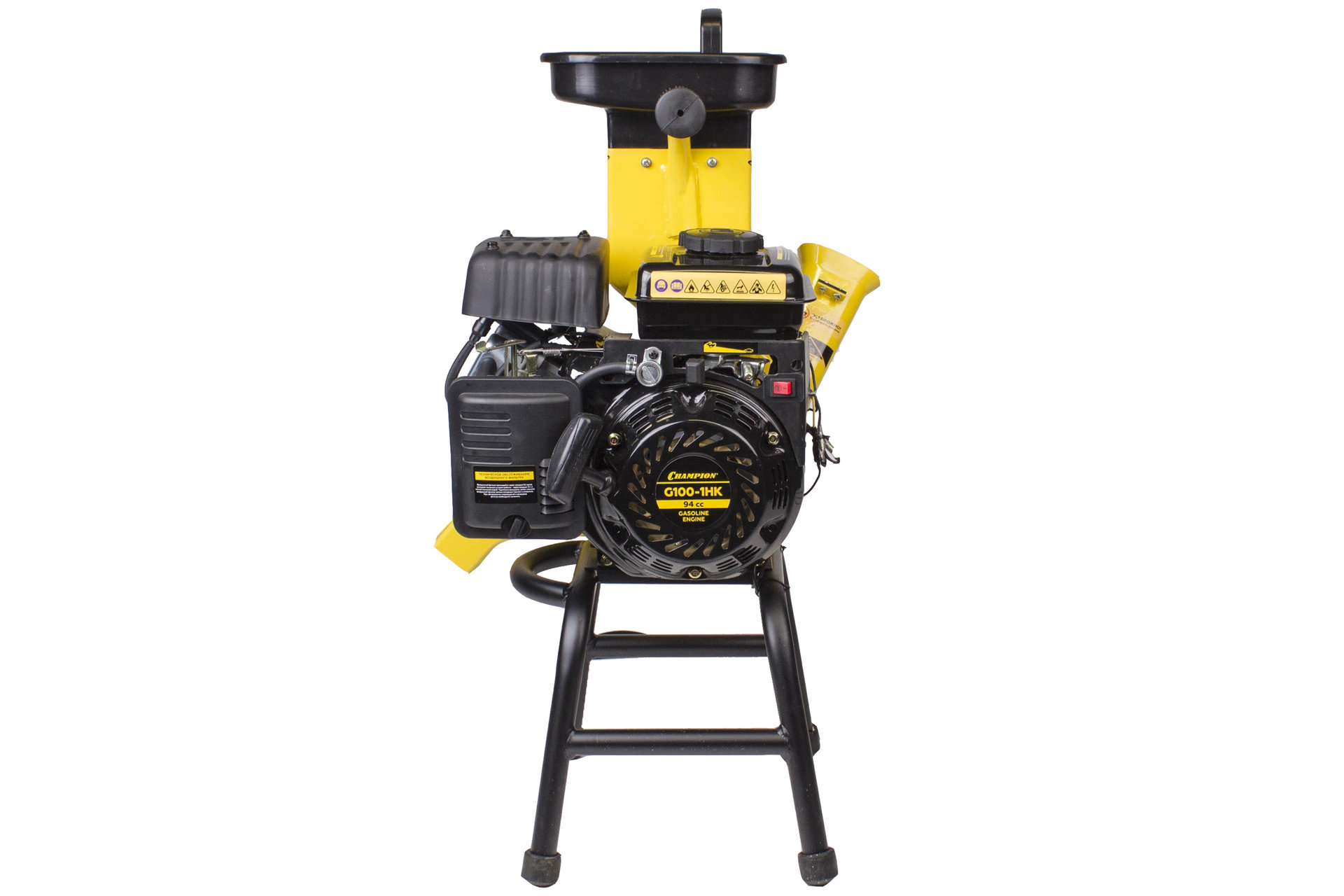 Измельчитель-шредер бензиновый 1,8кВт 94см? 28мм 16кг CHAMPION SC2818