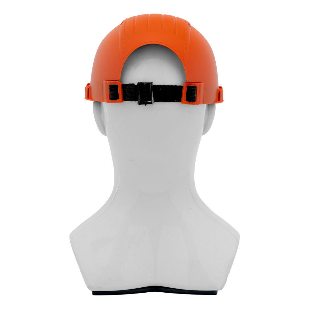 Каскетка защитная Стиль, пластиковая, оранжевая Сибртех (89169)