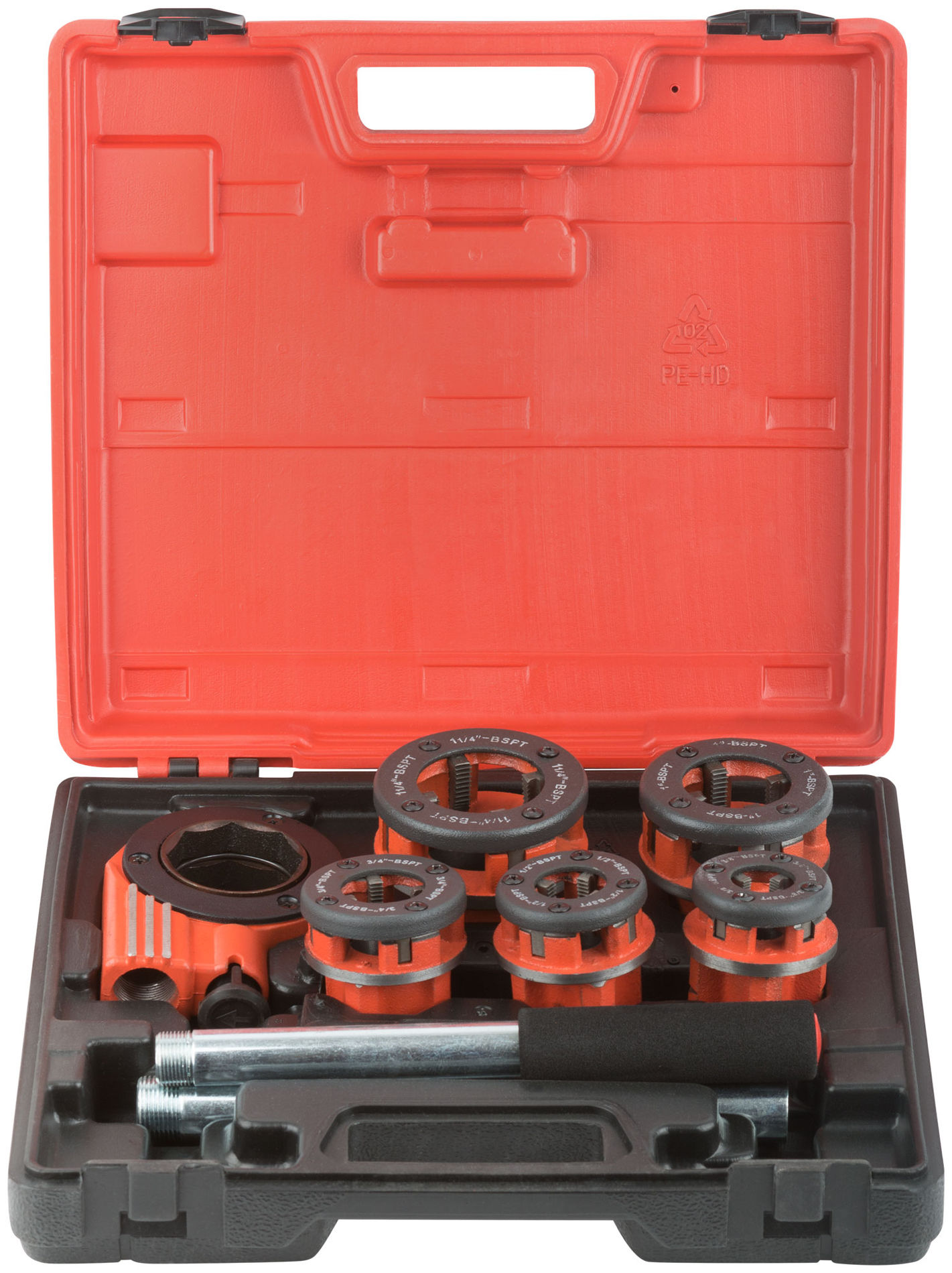 Клуппы трубные черные Профи, набор 5 шт.(3/8-1/2-3/4-1-1 1/4) (70045)