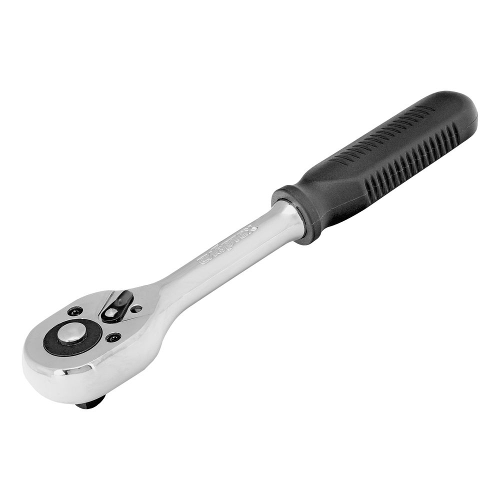 Ключ-трещотка 3/8, 45 зубьев, с быстрым сбросом, CrV, хром Сибртех