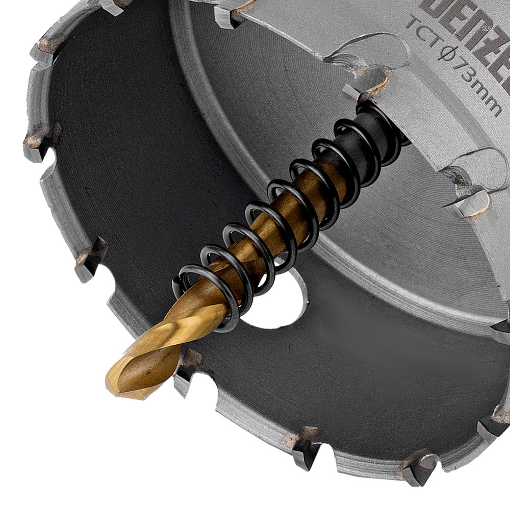 Коронка по металлу твердосплавная, 73 мм Denzel (724021)