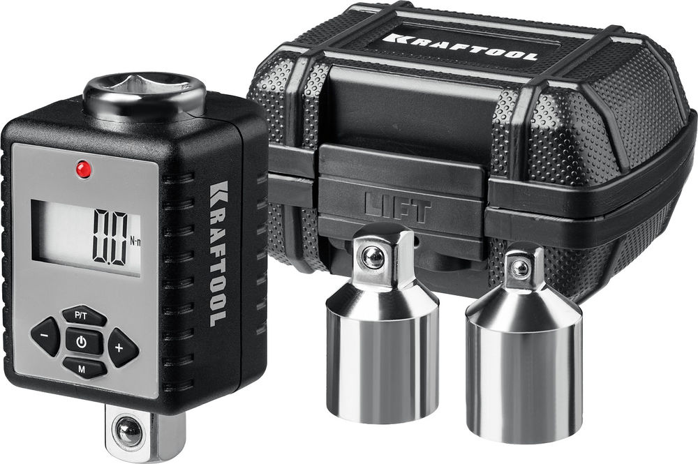 Динамометрический адаптер с переходниками GRAND, 1/2, 40 - 200 Н·м KRAFTOOL 64044-200