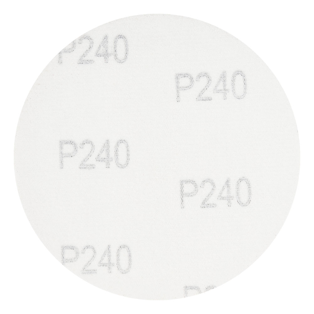 Круг абразивный на ворсовой подложке под липучку, P 240, 125 мм, 10 шт Matrix (73871)