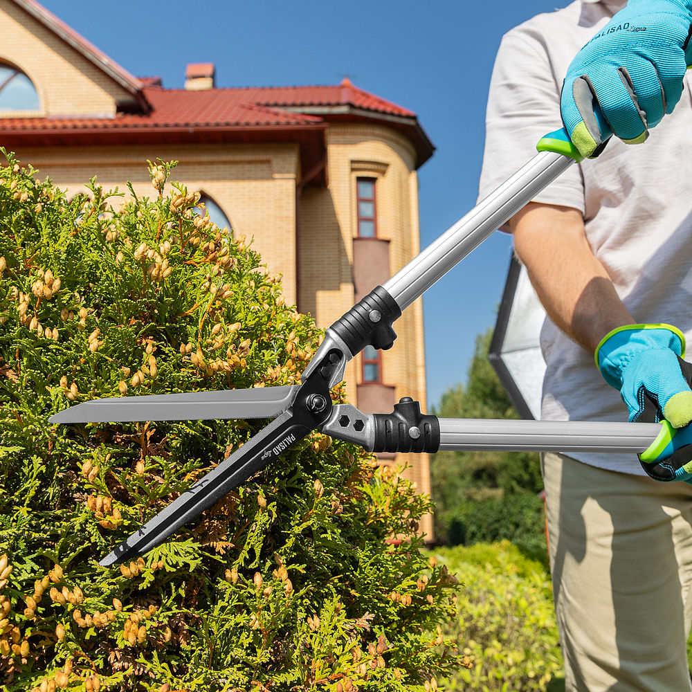 Кусторез, 600 мм, кованый, алюминиевые обрезиненные рукоятки, Forged LUXE Palisad (605945)