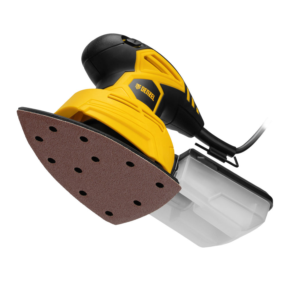 Машина плоскошлифовальная вибрационная 2 в 1 VDS-2, 130 Вт, 14000 об/мин Denzel (27614)