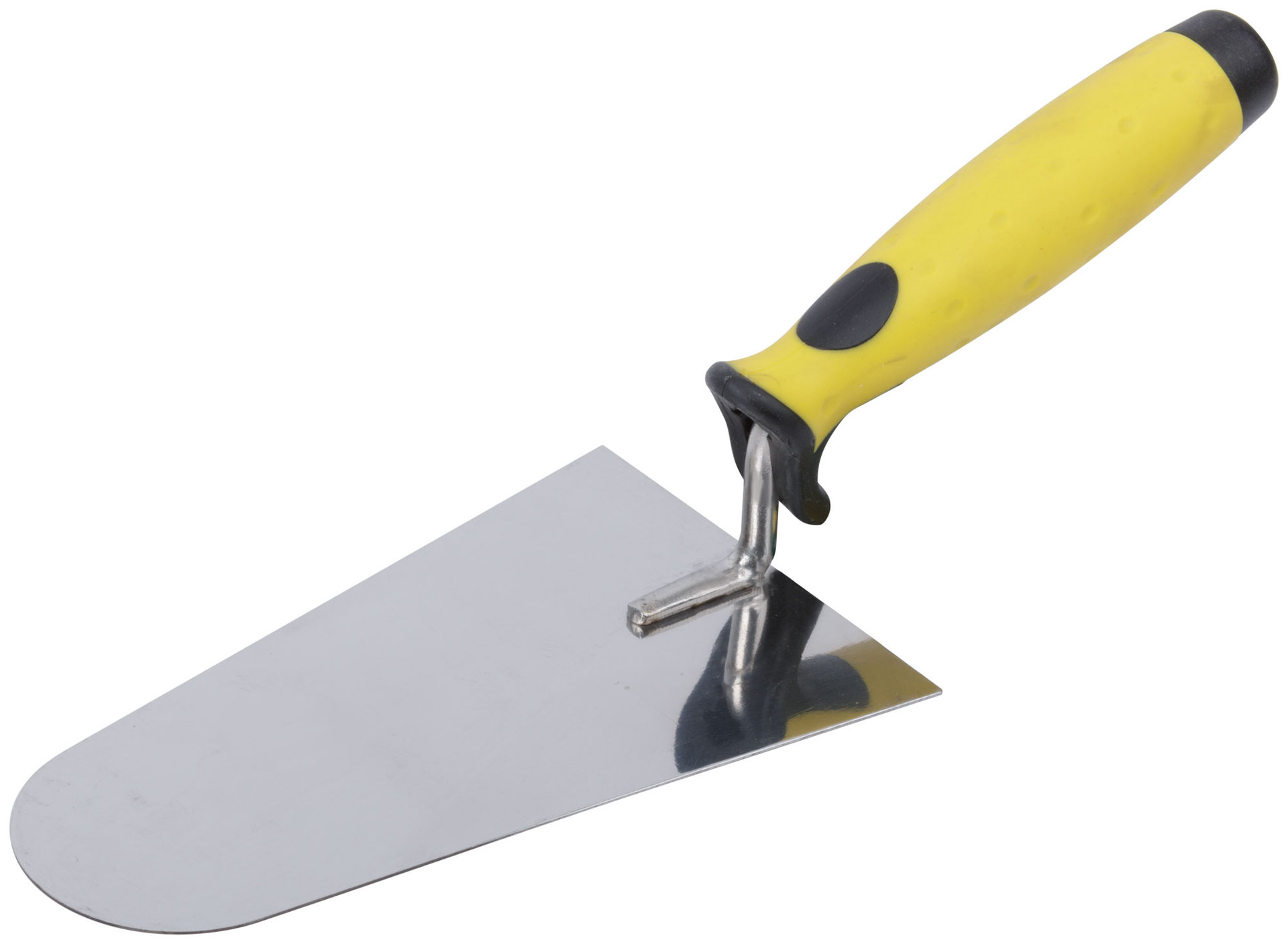 Мастерок нержавеющий, мягкая ручка, Профи, бетонщика 180 мм (05072)