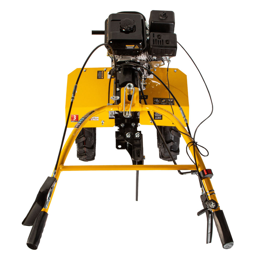 Мотоблок DPT-270X, 7 л.с, дисковое сцепление, ширина 90 см, глубина 35 см, фрез 3 х 4, ВОМ, передачи 2В/1Н Denzel (56403)