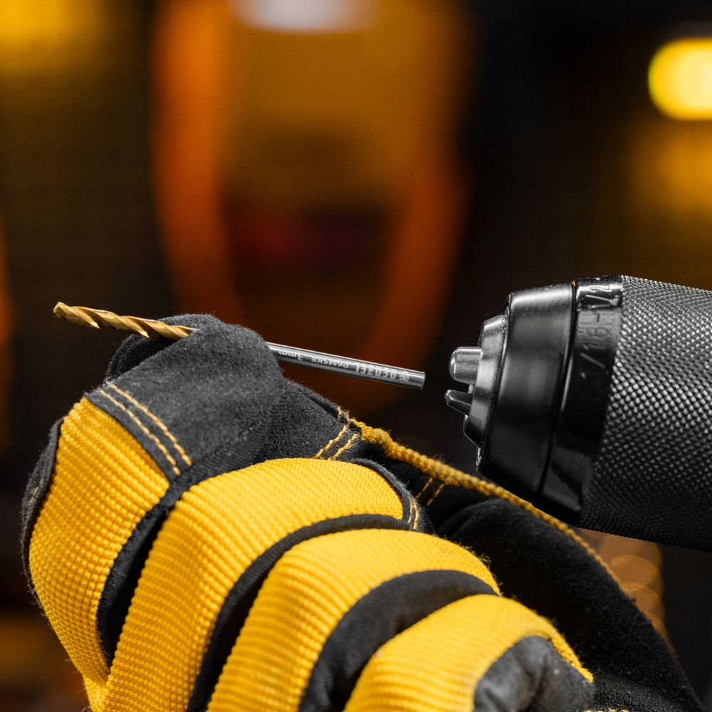 Набор сверл по металлу, 1,5-6,5мм, Р6М5К8-TiN, Golden Tip, 13 шт Denzel (723006)