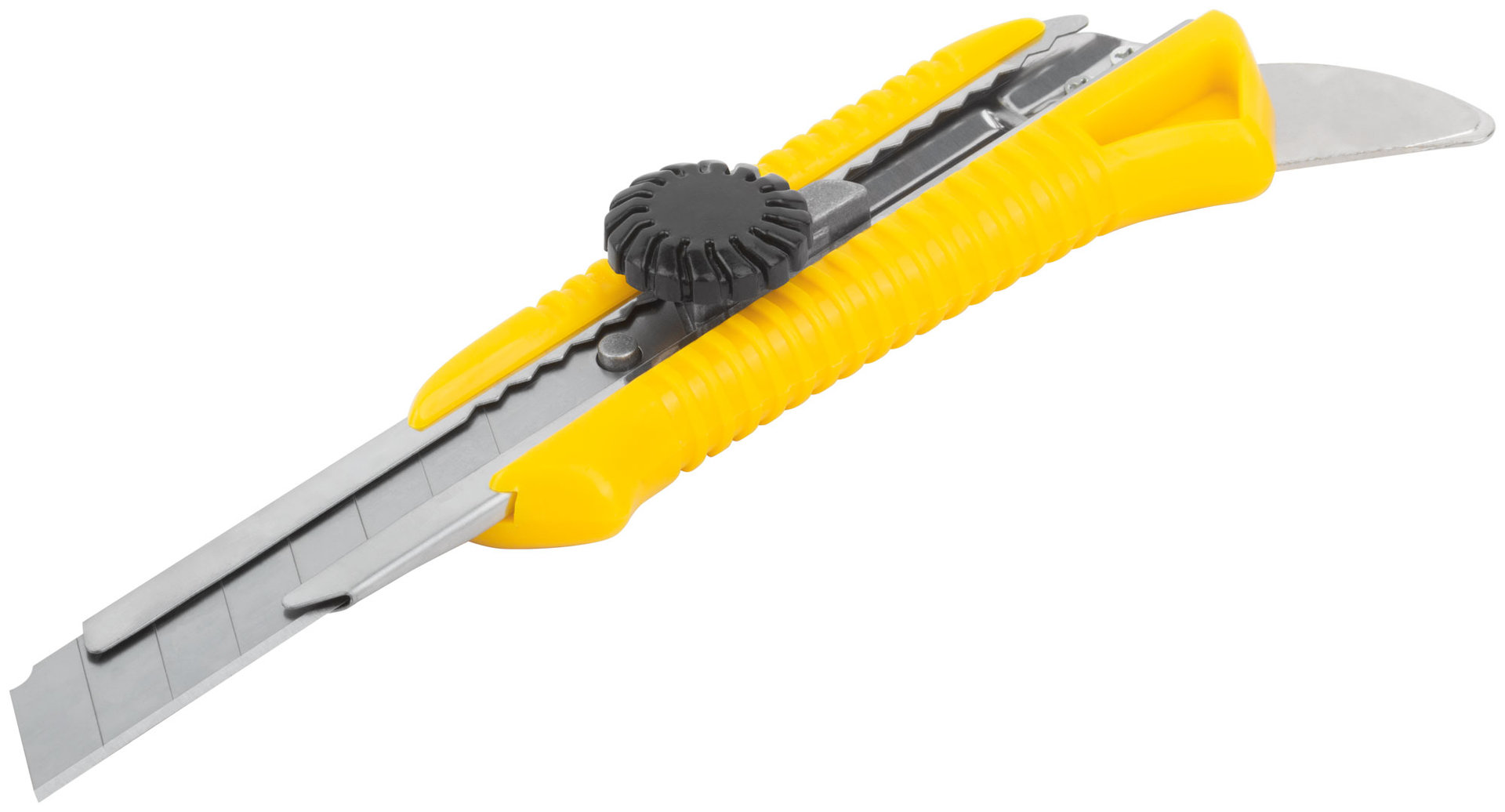 Нож технический 18 мм усиленный, вращ.прижим, с пяткой (10256)