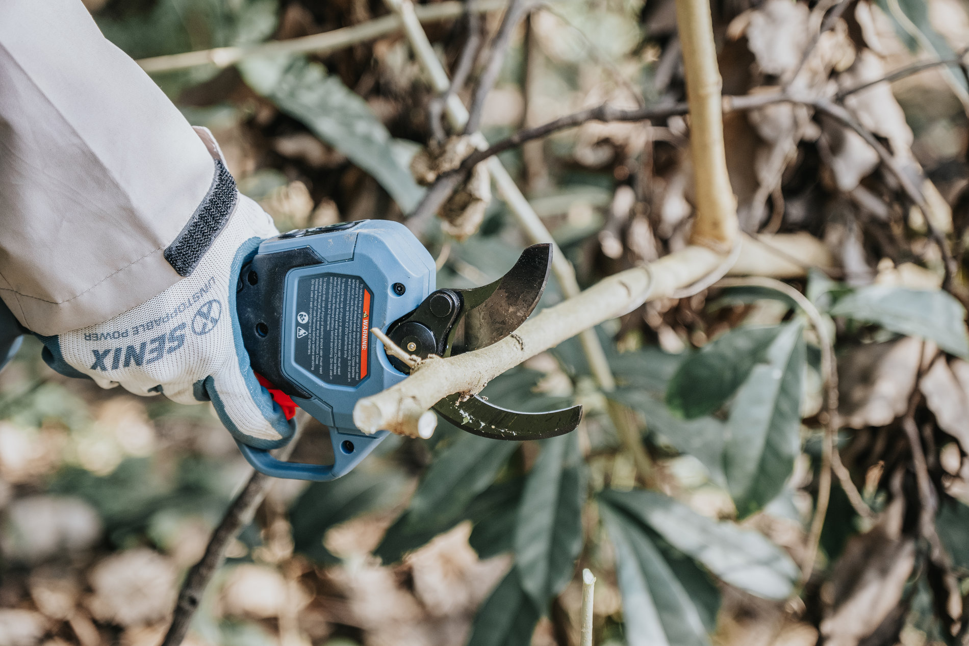 Секатор аккумуляторный, X2 20V, 38мм, 1акб и зу SENIX GPSX2-M1-EU