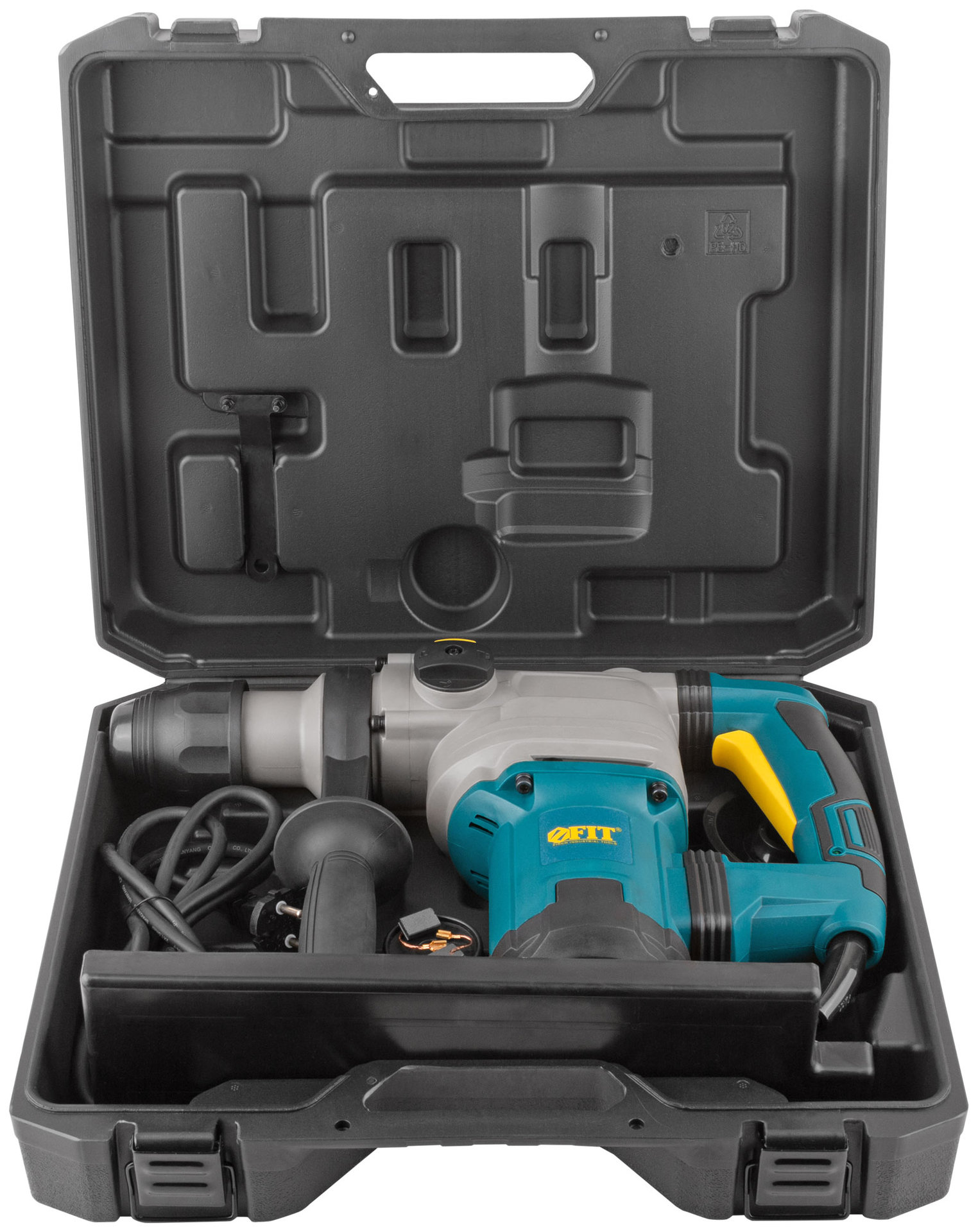 Перфоратор демонтажный 1400 Вт; 0-520 об/мин; 0-4100 уд/мин; 9 Дж; 2 реж.; SDS-MAX; 6,65 кг; кейс (80120)